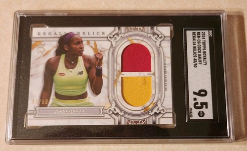 Coco Gauff #RER-CG — 2024 Topps Royalty Regalia Relic tennis card