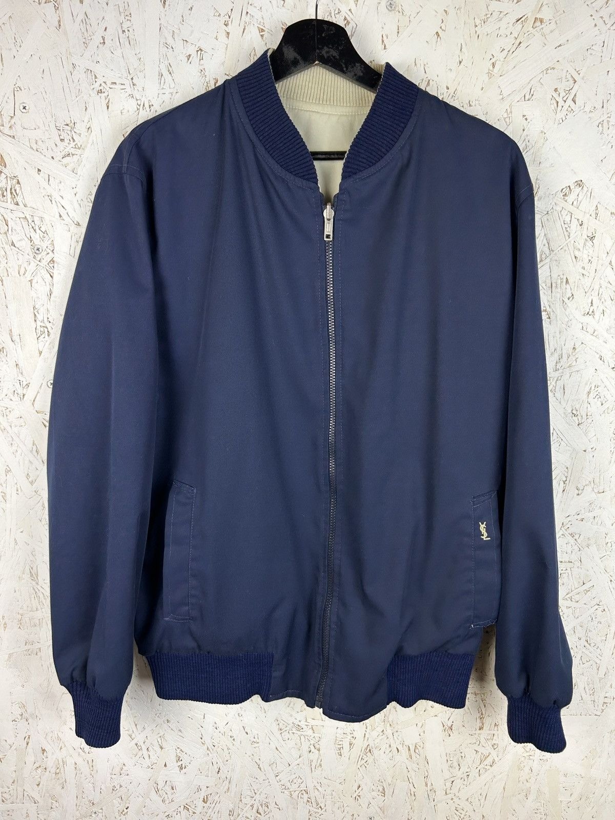 Bomber reversibile Yves Saint Laurent vintage anni 80 taglia 54