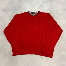 Tommy Hilfiger Knitted Jumper Chunky Knit Sweater Men's L