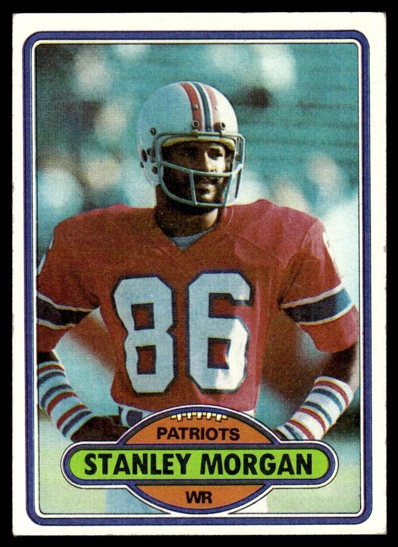 1980 Topps Stanley Morgan New England Patriots #491