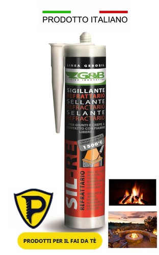 Mastice Sigillante Refrattario Alta Temperatura Fino A 1500 C Per Forni - Foto 9