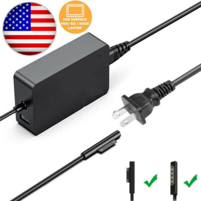 For Microsoft Surface Pro 8 7 3 4 5 6 Book Power Adapter 65W/44W Laptop Charger