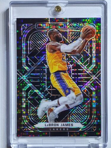 2020 Panini Obsidian LeBron James #49 PULSAR HOLO - Ready to Grade - Picture 1 of 2