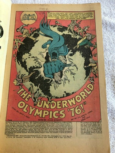 Batman #272 (Feb 1976, DC) VG+ 4.5 - Picture 4 of 4