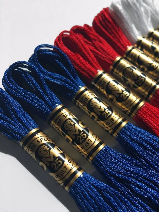 DMC Embroidery Floss (Art. 117) France, 482 shades, skein 8m. (6 stranded) - Image 2 of 4