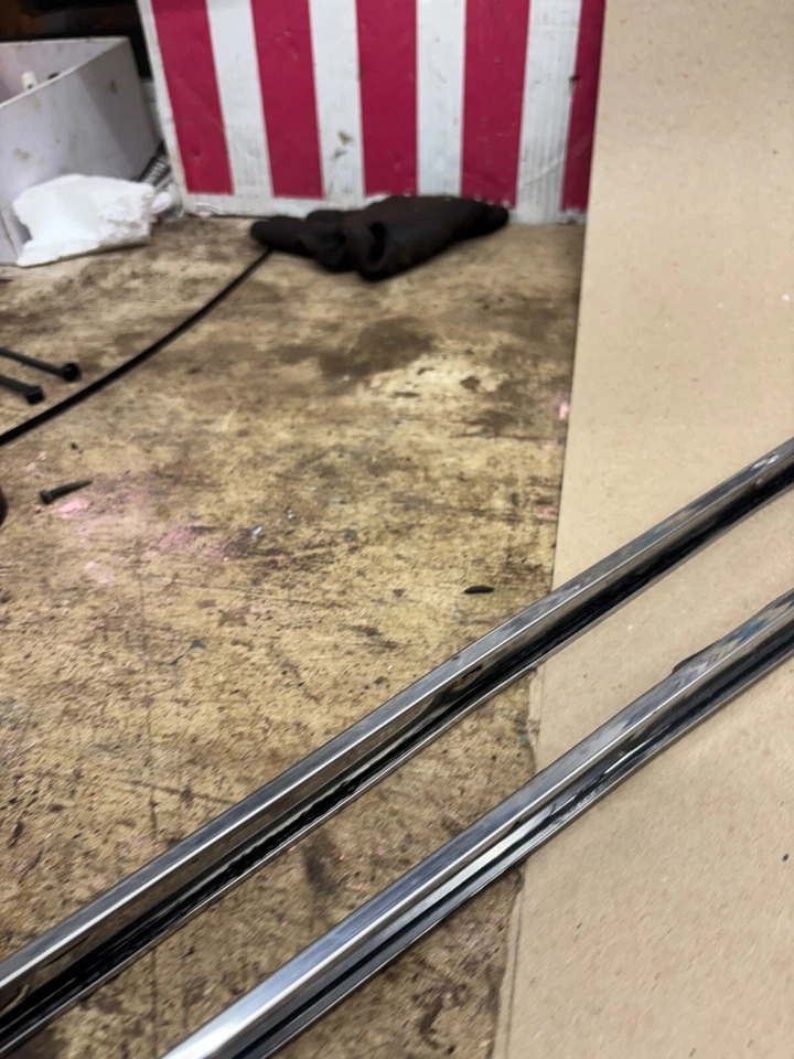 Ford Galaxie 1967 67 techo riel de goteo moldura canal de lluvia XL LTD merodeador Foto 3 de 4