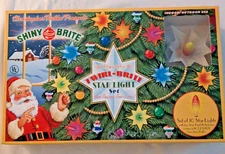 Christopher Radko Shiny Brite Twirl-Brite Star Light Set 10 Lights NEW