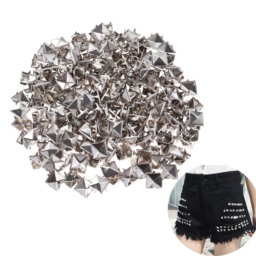 200 pièces clous punk offres clous pointes vêtements pyramide rivets rivets carrés