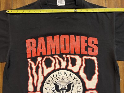 洋楽 RAMONES RAMONES VERY RARE VINTAGE T-SHIRT JAPAN 1993 BLACK LARGE | eBay