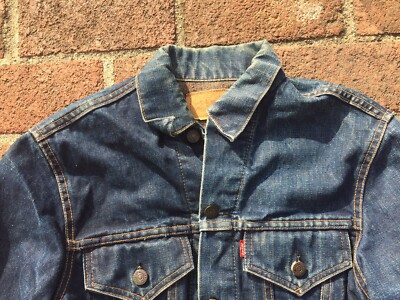 Rare Vtg Levi's Big E Denim Lrg Type 2 Pocket jacket 505 558 Rare Vtg Levi's Big E Denim Lrg Type 2 Pocket jacket 505 558