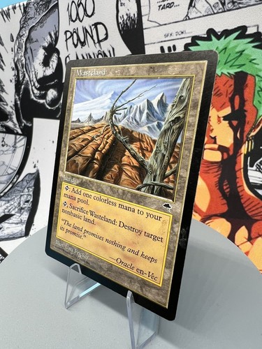 Magic The Gathering Tempest Wasteland MTG TCG CCG - Picture 3 of 7