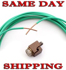 12 Gauge AWG Green Solid Pure Copper Grounding Wire Ground Cable lot Satellite