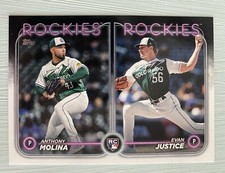2024 Topps Update #US270 Anthony Molina & Evan Justice RC