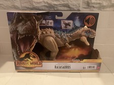 Mattel Jurassic World Dominion Roar Strikers Rajasaurus Dinosaur Figure New