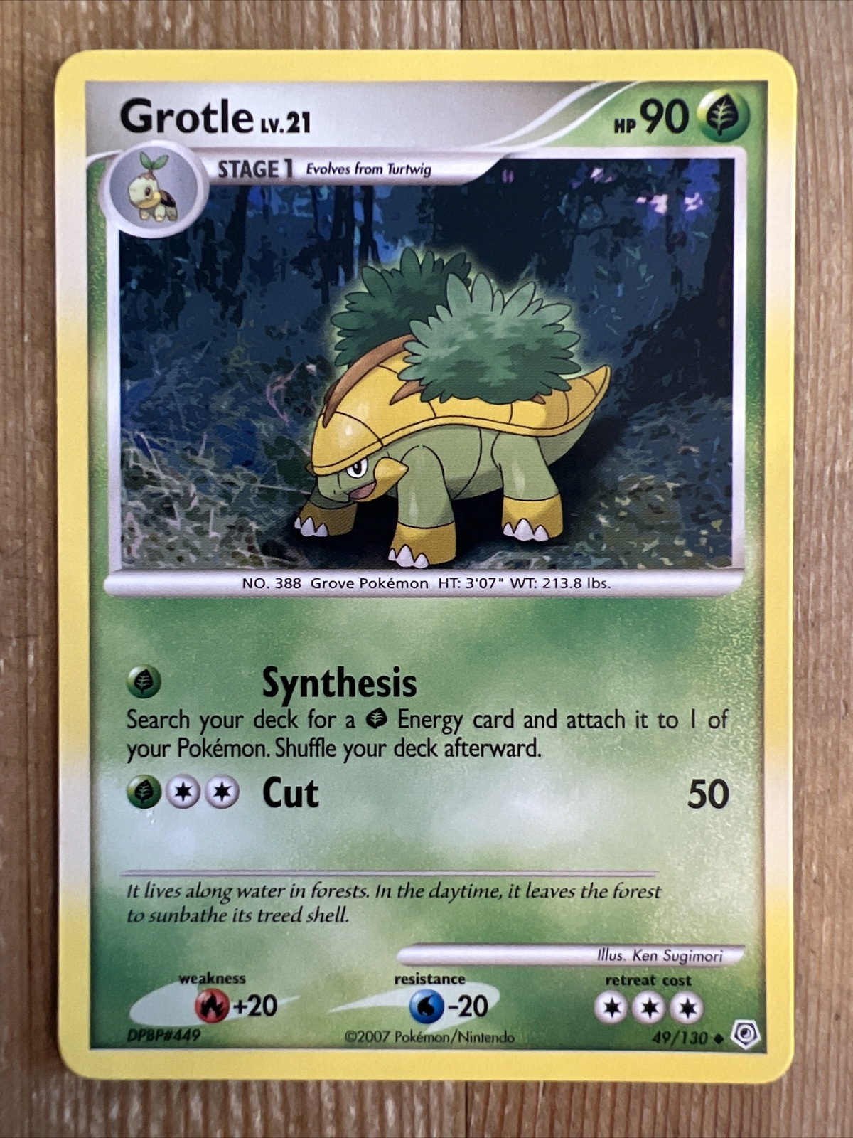 Pokémon TCG Grotle Diamond & Pearl 49/130 Regular Uncommon NM