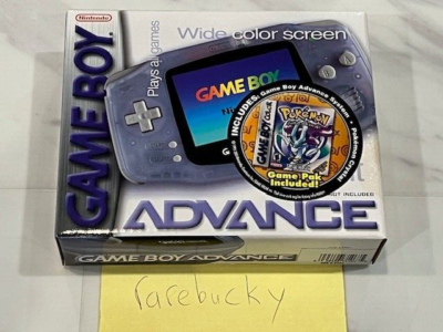 Pokémon cristal version complet gba
