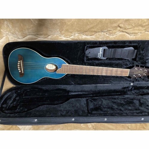 Acoustic Guitar Travel Guitar Washburn Rover Blue with Case eBay