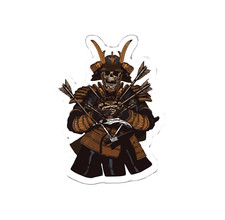 Samurai Skeleton Sticker Decal