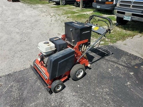Jacobsen Aero King 1321 Lawn Aerator Grass Seed Planter Honda 13hp Engine