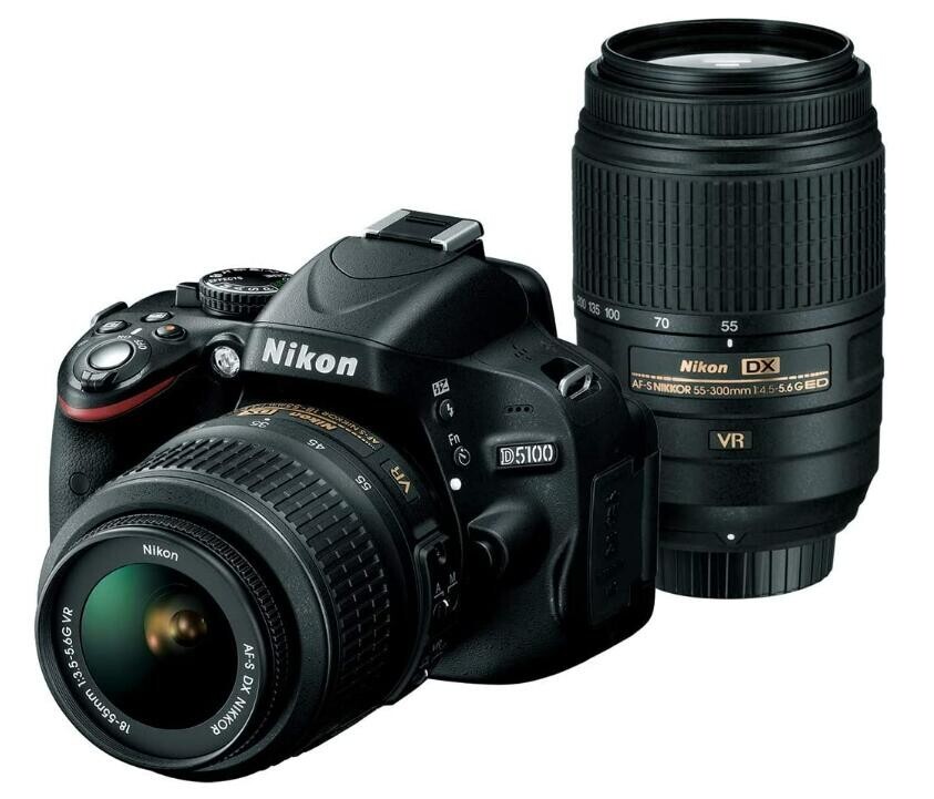 Nikon D D5100 Double Zoom Kit - Black 846431040471| eBay Nikon D D5100 Double Zoom Kit - Black 846431040471| eBay