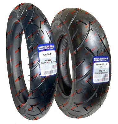 Metzeler ME888 120/70B21 180/65B16 Front Rear Tire Set Motorcycle Tires