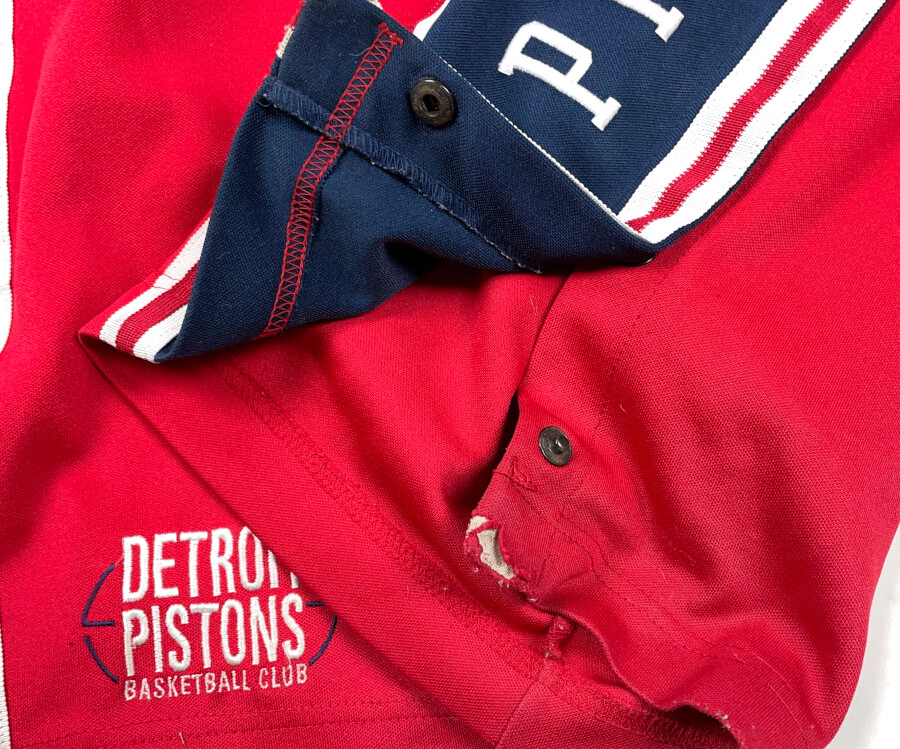 Nike Detroit Pistons Red Embroidered Tearaway Warm-Up Pants Adult