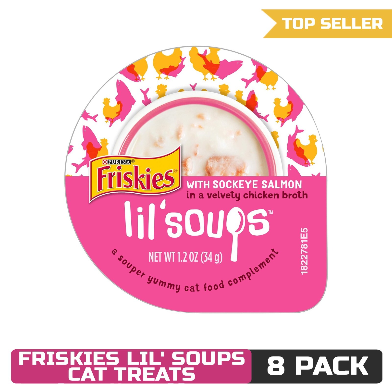 Purina Friskies Natural, Grain Free Wet Cat Food Lickable Cat Treats