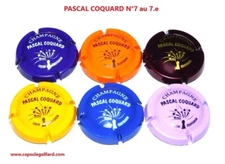 Series of 6 Champagne Capsules - PASCAL COQUARD - No. 7 to 7th