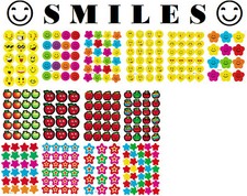 stickers EMOJIS 😊🍎💔😋💖⭐😃💙🌟 SOURIRES ÉMOTICÔNES ÉTOILES COEURS POMMES [Z]