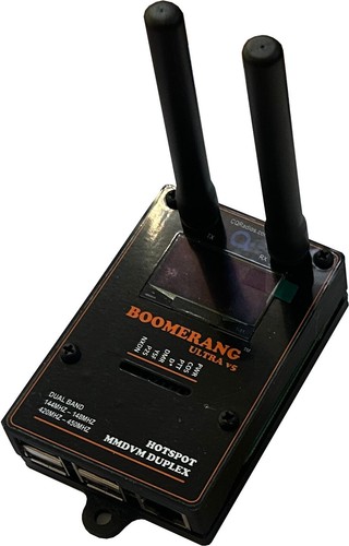 Punto de acceso DMR dúplex MMDVM TS1 y TS2 UHF pantalla Ethernet WIFI Boomerang ULTRA - Imagen 3 de 9