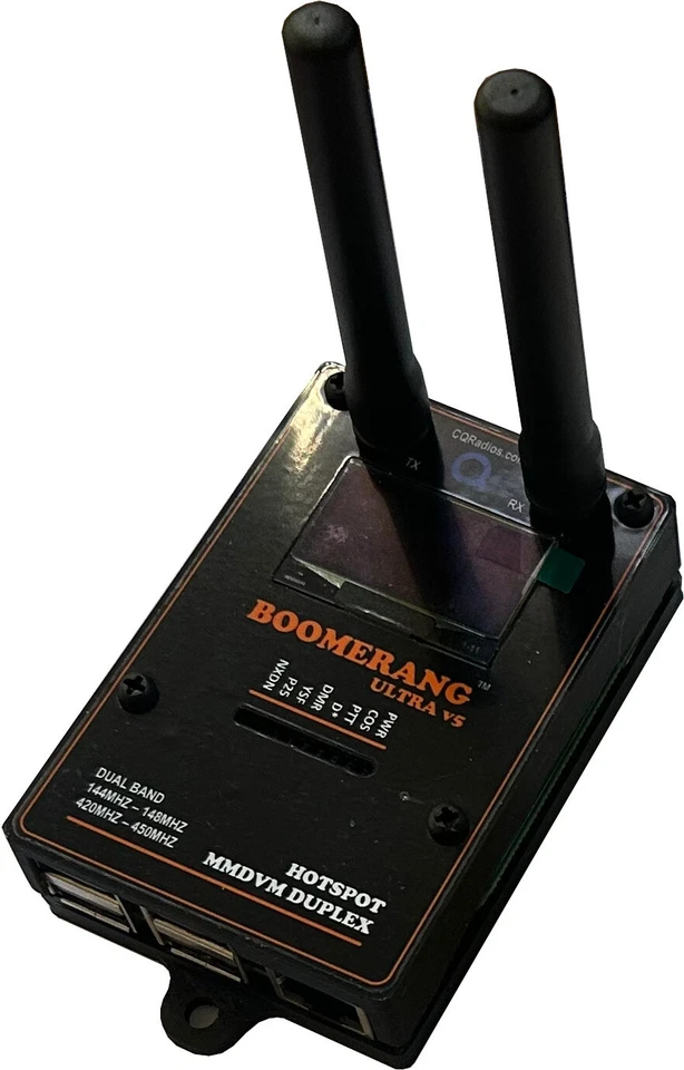 DMR Hotspot Duplex MMDVM TS1 & TS2 UHF Display Ethernet WIFI Boomerang ULTRA - Imagem 3 de 4