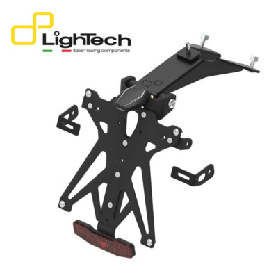 VERSTELLBARER KENNZEICHENHALTER [LIGHTECH] - APRILIA TUONO V4 (2011-2020) - COD.KTARAP107
