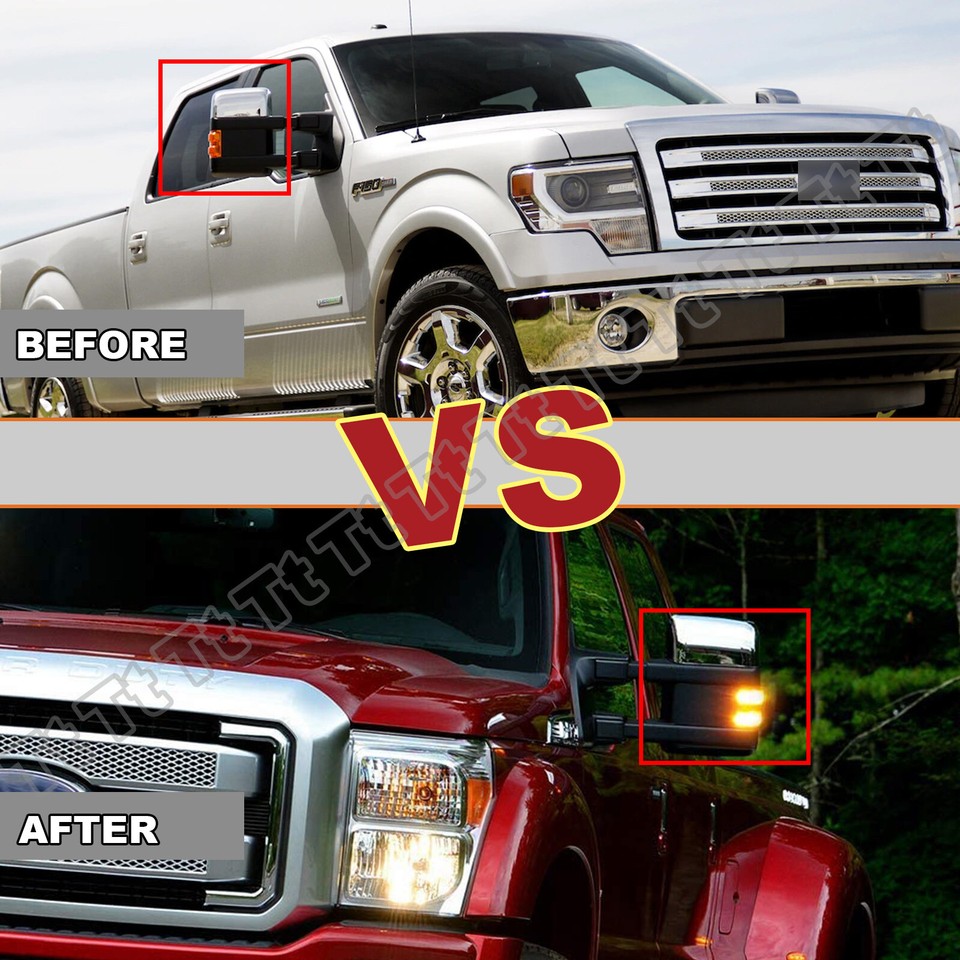 For 08-16 Ford F250 F350/F450 Super Duty Switchback LED Side