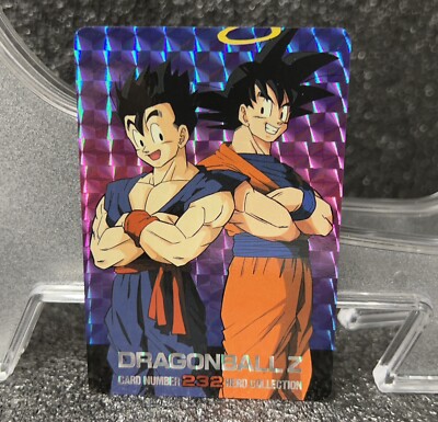 Dragon Ball Z Hero Collection #232 Prism 2001 DBZ Gohan Goku