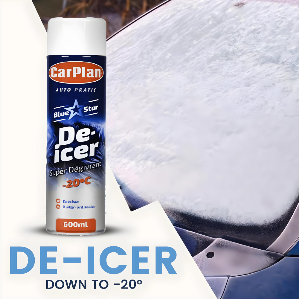 CarPlan Car Window Windscreen DeIcer Aerosol Spray Ice Cleaning 20°C