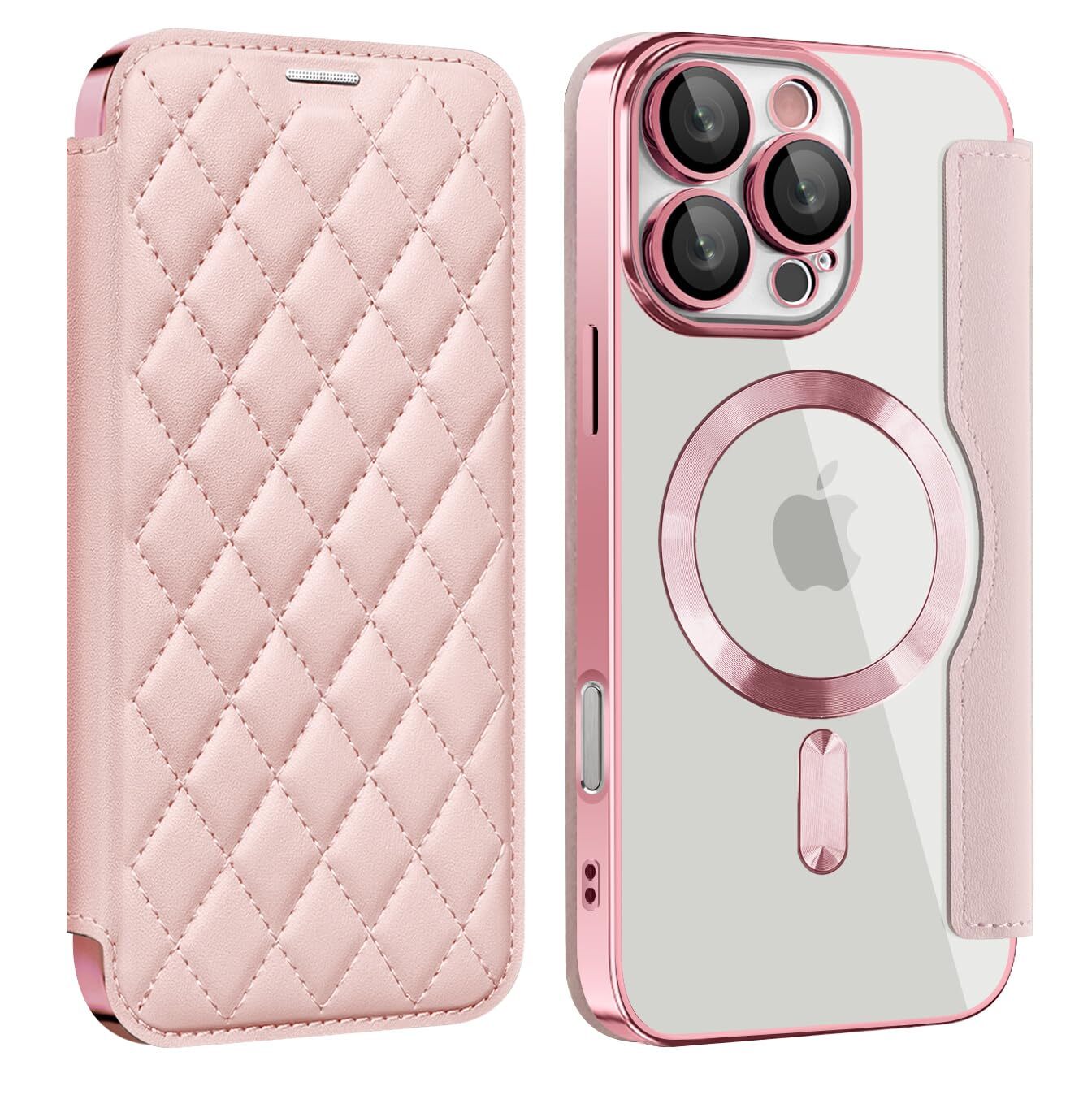 Glass Film Included Case for iPhone 16 Pro Max Compatible Case MagSafe Comp 952