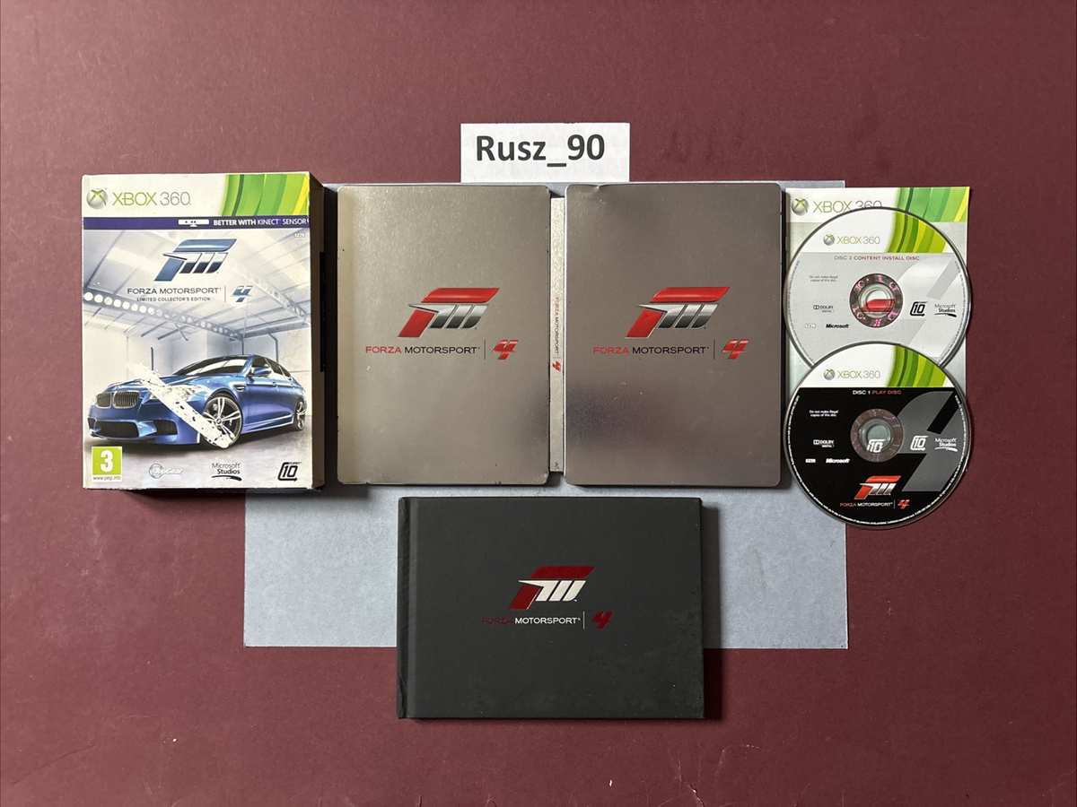 Forza Motorsport Xbox 360 Steelbook Artbook Limited Collectors Edition