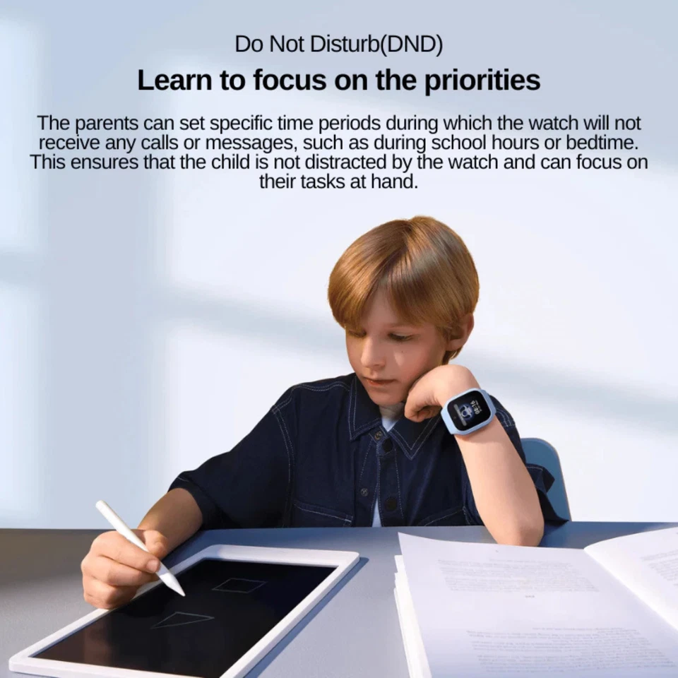 Xiaomi Smartwatch Kids Watch BLUE OR PINK GPS Bluetooth Video Call Android iOS - Image 4 of 4