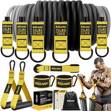 Heavy Resistance Bands, 300Lbs Exercise Bands with Handles, Fitness Bands for Wo