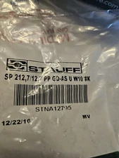 Lot Of 5 Stauff Dual 1/2" Hose Clamp  # STNA12795 (SP212,7/12, PP GD-AS U W10 #K