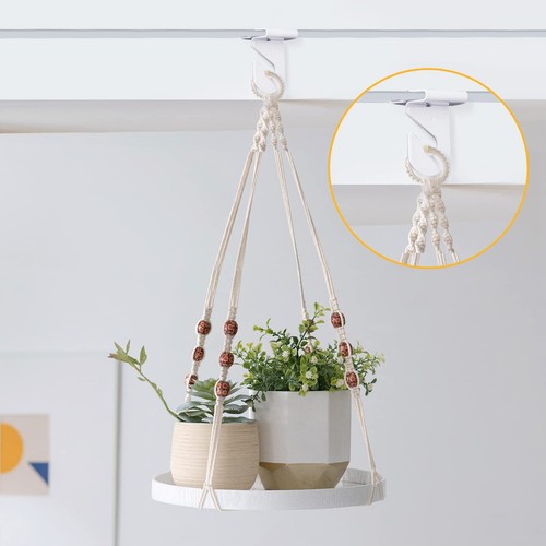 10 Pairs Drop Ceiling Hooks for Hanging Suspended Track Ceiling Tile Clips Ce... - Picture 7 of 7