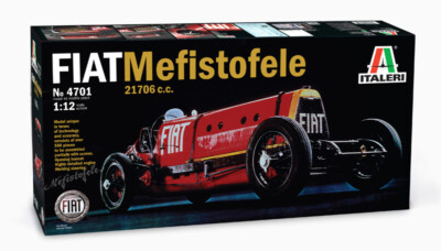 その他 ITALERI FIAT Mefistofele 1:12 Italeri 4701 1/12 Scale Model Car Kit Fiat Mephistopheles 21706cc
