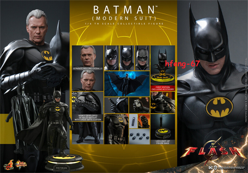 ホットトイズ 1/6 ザ・フラッシュ バットマン（モダンスーツ）MMS712 In Stock New Hot Toys MMS712 The Flash Batman (Modern Suit) 1/6