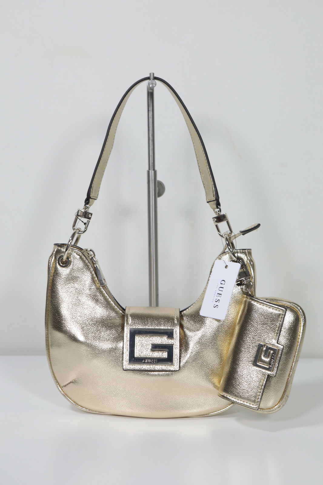 guess mini flap clutch