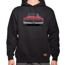 1966 Charger Classic Car Hoodie,  Men's Hoodie American Vintage Car