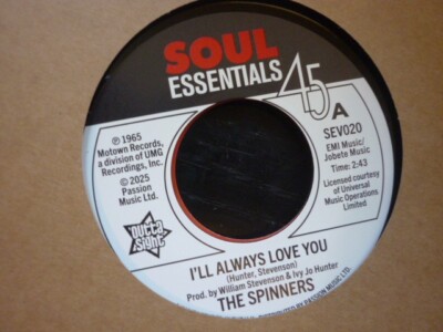 spinners ill always love/what more....expansion uk  reissue  45 northern soul