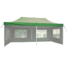 ERSATZDACH für Falt Pavillon Faltpavillon grün 3x6 m Ersatzteil Zeltplane