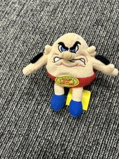Vintage 1990s Silly Slammers 66 Bruiser 5" Plush Beans Figure SOUND WORKING