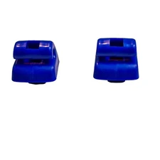 For Mercedes Sun Visor Clips PAIR BLUE W123 W124 W126 W140 W201 SET OF 2 NEW
