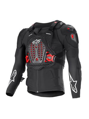 Alpinestars 2025 Bionic XTR Plasma Protection Jacket Black Red White MX Quad